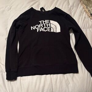 The North Face Black Pullover with White Logo